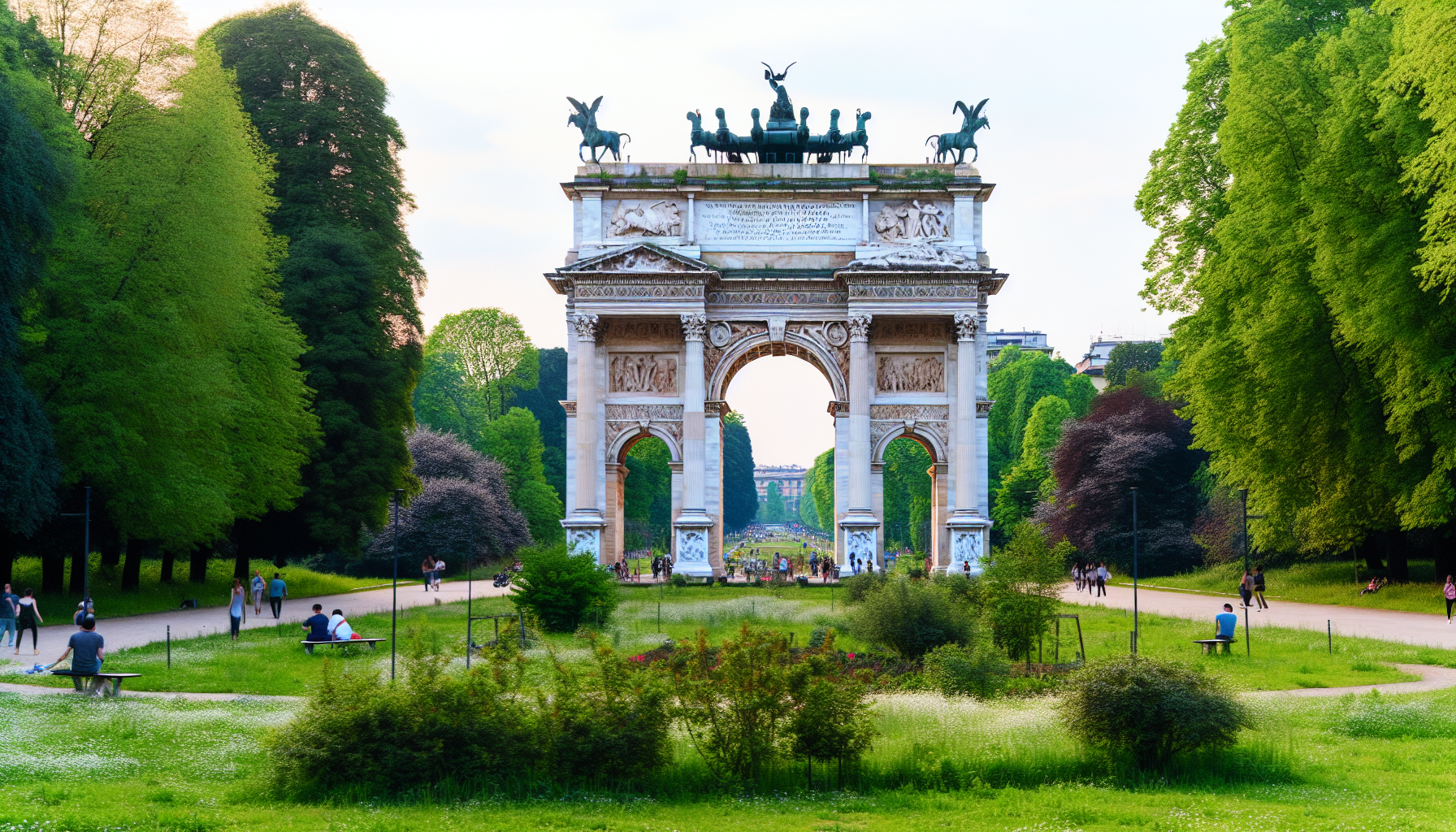 Sempione Park & Arco della Pace: Greenery Meets History